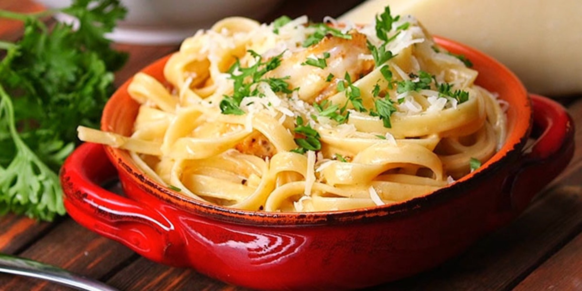 Crispy Cajun Shrimp Fettucini Will Be Your New Go-To Pasta Recipe.