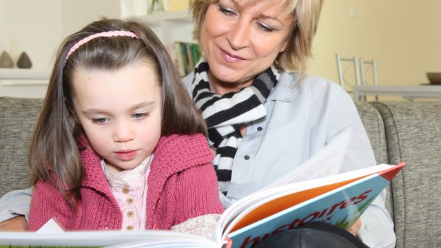 Mom and book