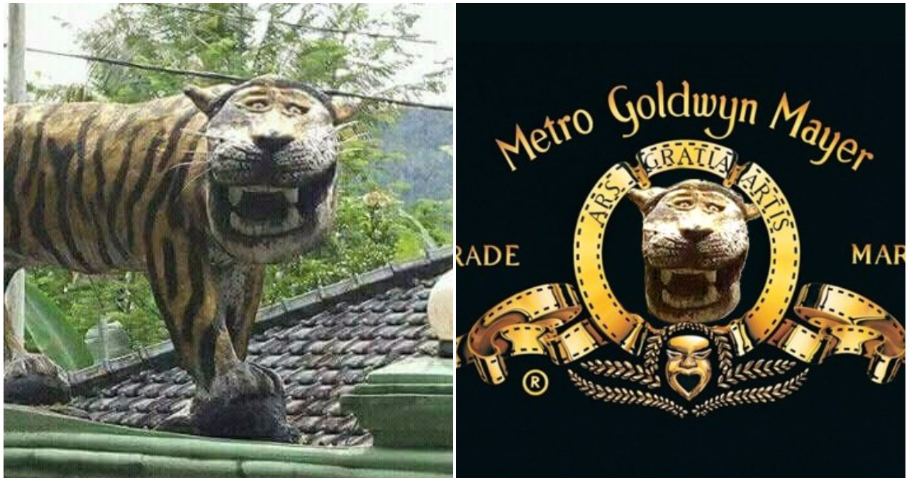 Ridiculous Tiger Statue Inspires Some Hilarious Photos