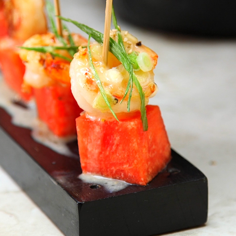 Refresh Your Taste Buds with These Delicious Shrimp Watermelon Kabobs!