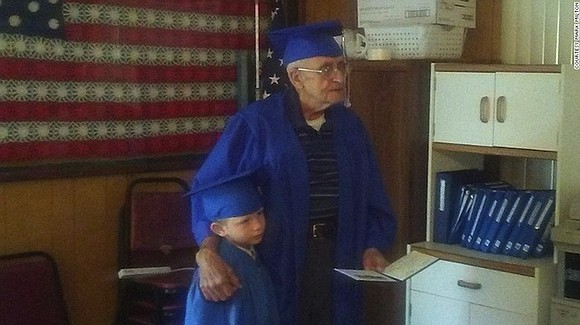 Milton and Grandson