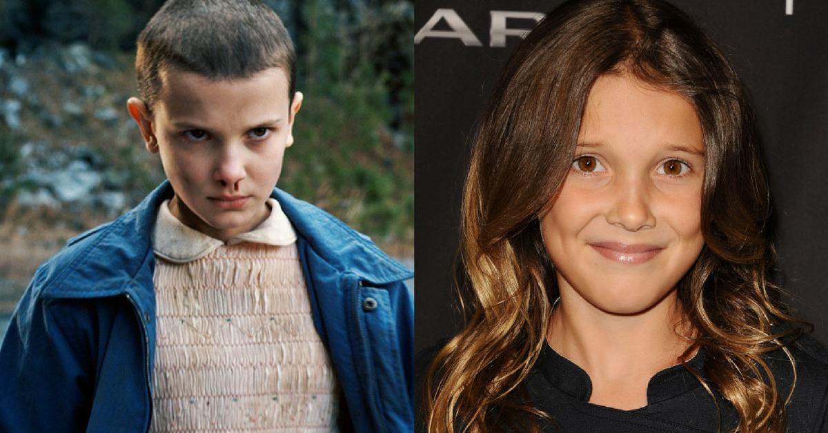 4. Millie Bobby Brown as Eleven on Stranger Things.