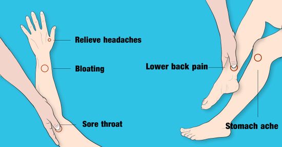 Pressure Point Chart For Lower Back