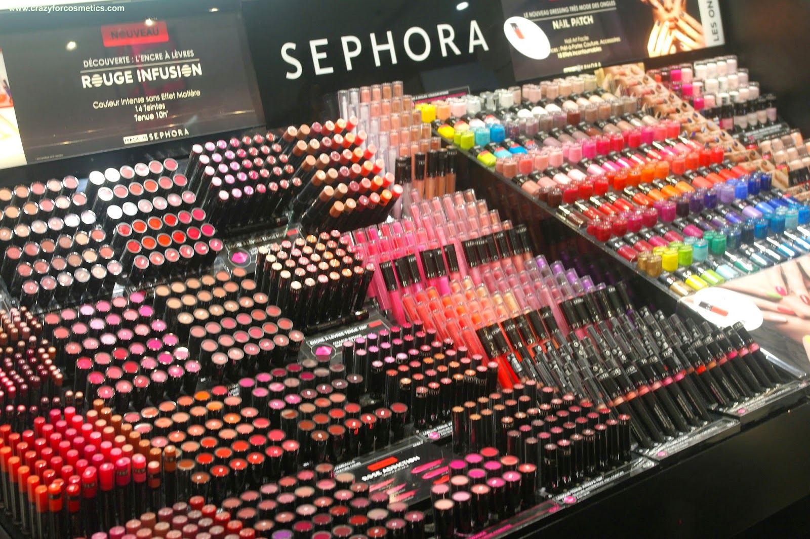 Sephora lipstick counter