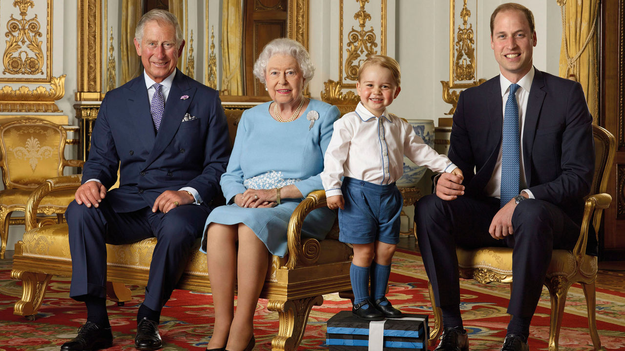 The Queen and her family