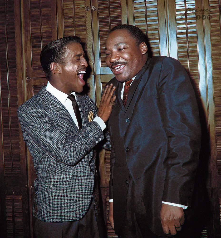 Martin Luther King Jr. and Sammy Davis Jr.