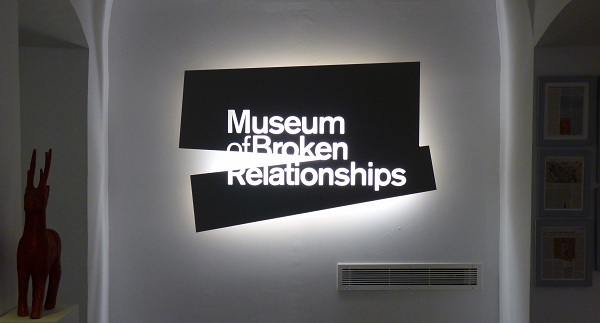 Museum Of Broken Relationships sign