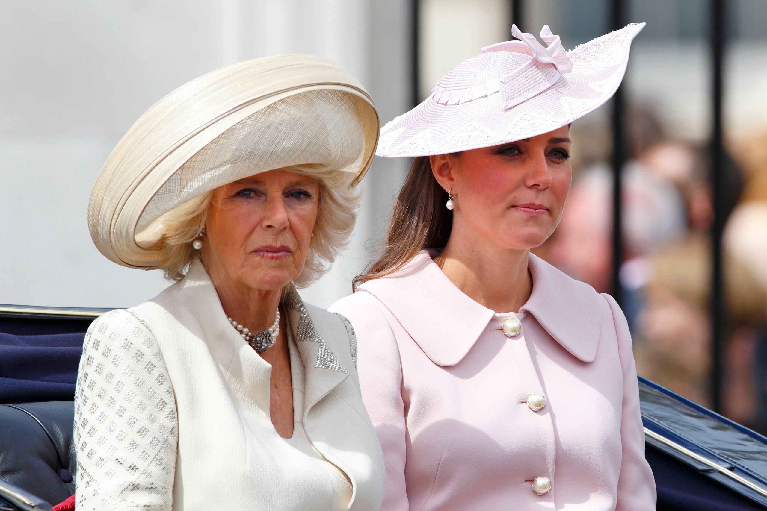 Camilla Parker Bowles and Kate Middleton