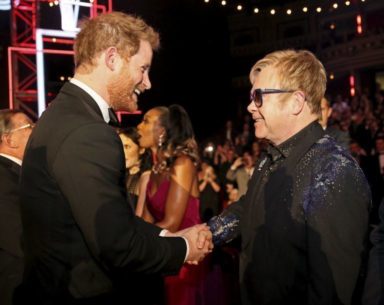 Prince Harry and Elton John
