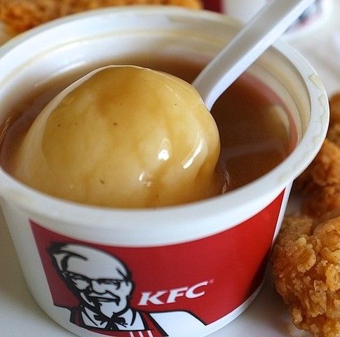 KFC mashed potatoes and gravy