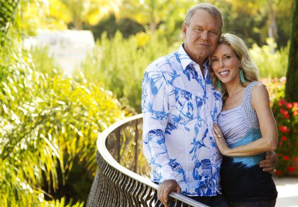 Glen Campbell and Kimberly Campbell.