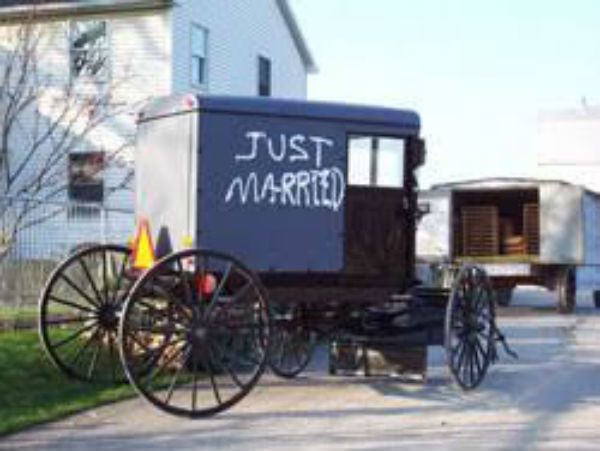 Amish wedding.