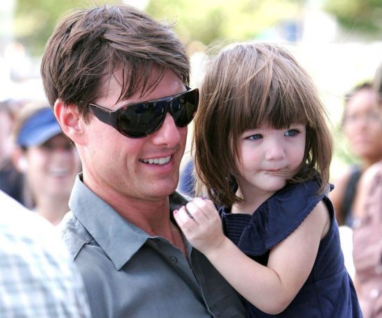 suri cruise and her dad