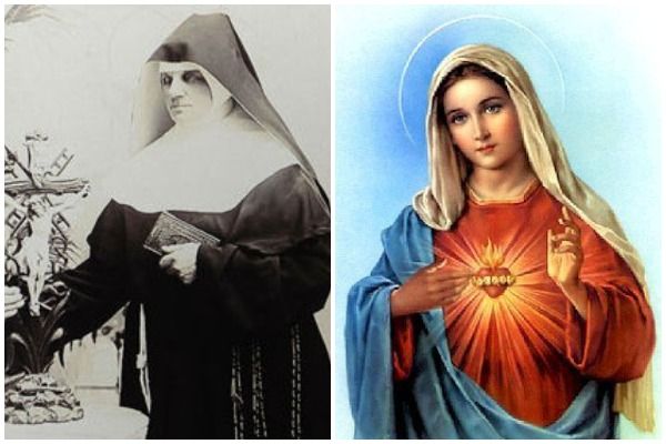 Adele Brise and the Virgin Mary