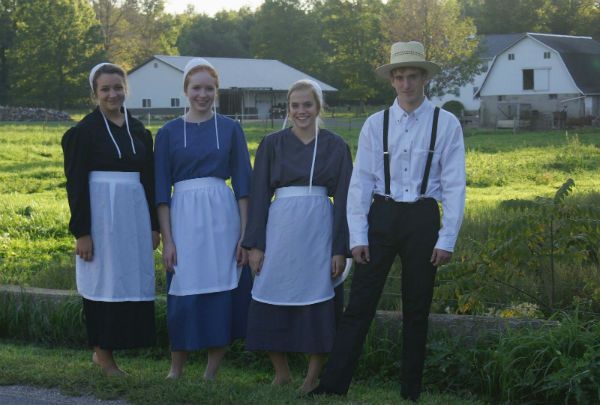 Amish clothing.