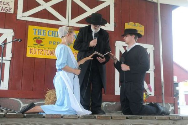 Amish wedding.