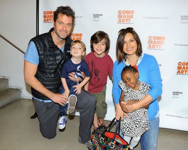 Mariska Hargitay family.