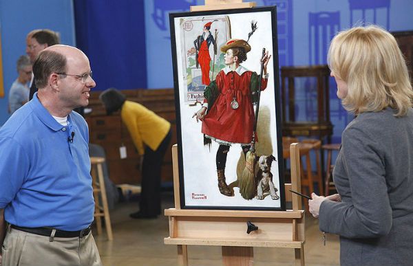 Antiques Roadshow - Normal Rockwell painting