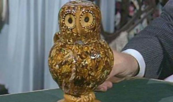 Antiques Roadshow - owl vase