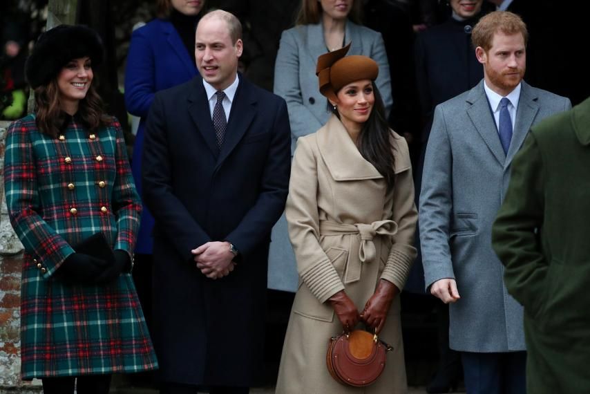 Prince William, Kate, Meghan, and Prince Harry