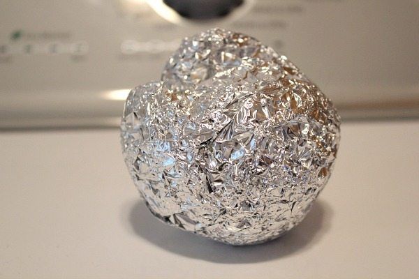 Aluminum foil ball