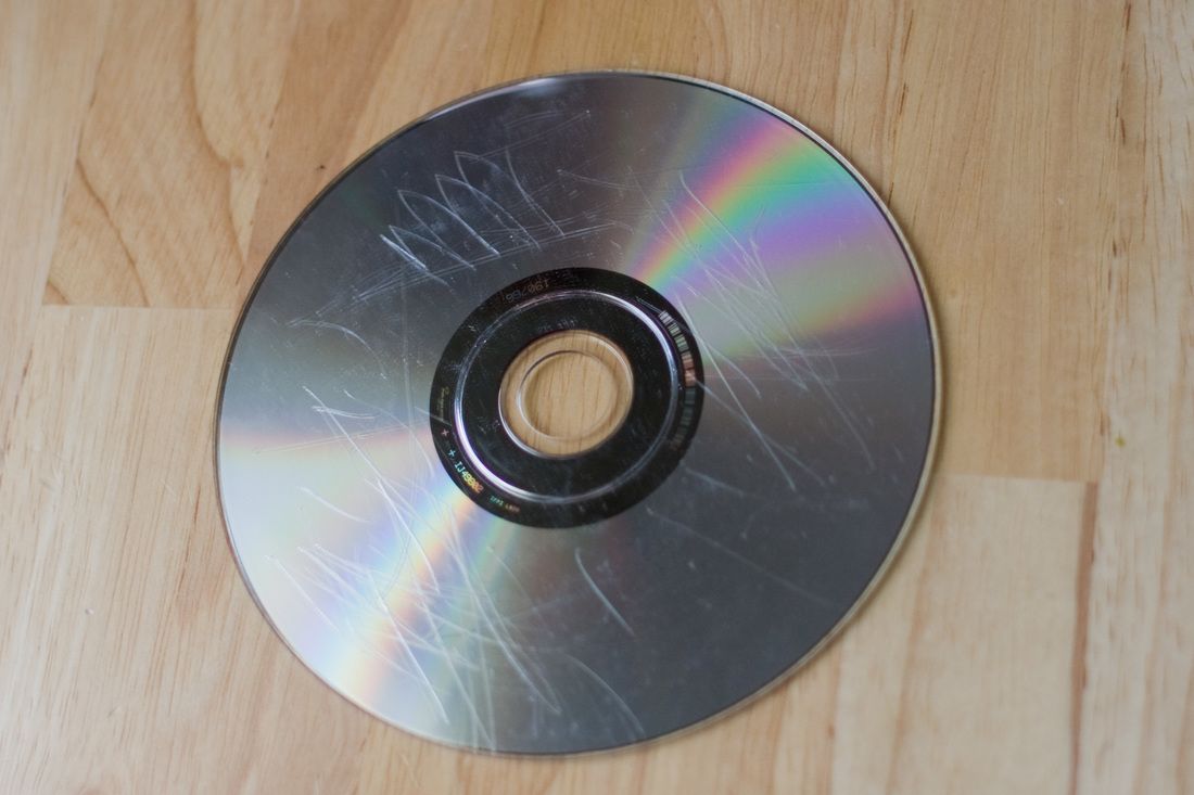 Scratched CD