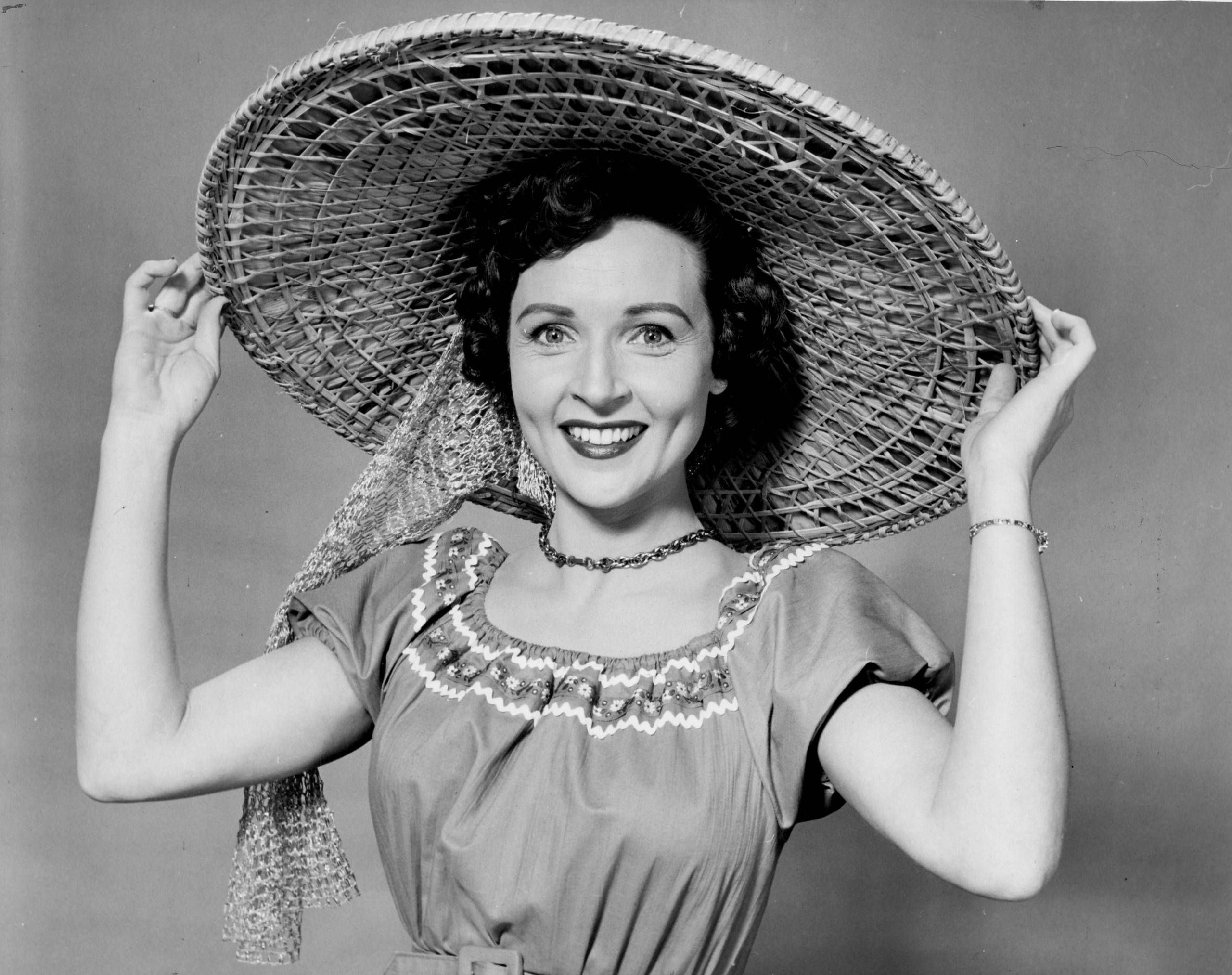 Betty White black and white photo