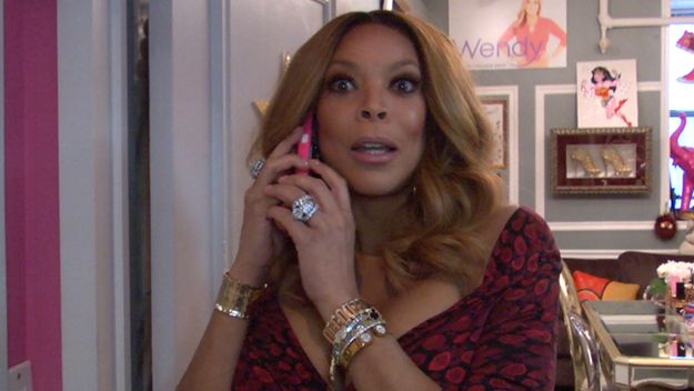 Wendy Williams on the phone