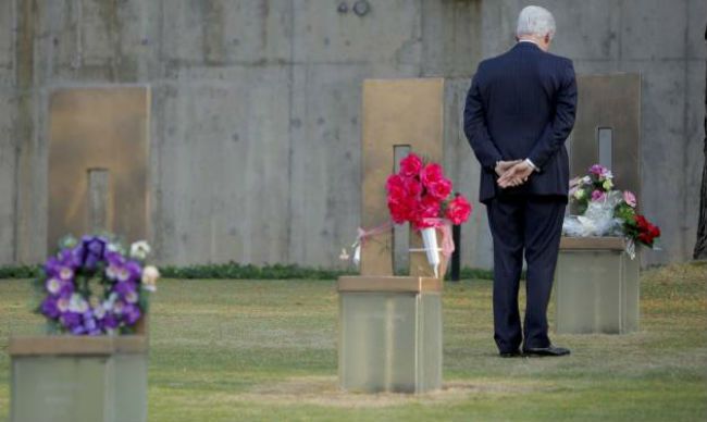 President Clinton Oklahoma City memorial