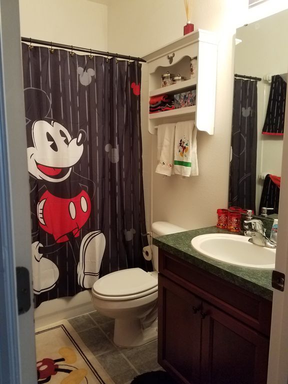 Disney house mickey mouse bathroom