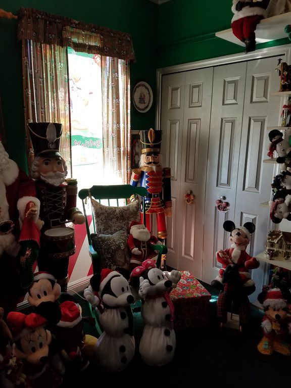 Disney house christmas room