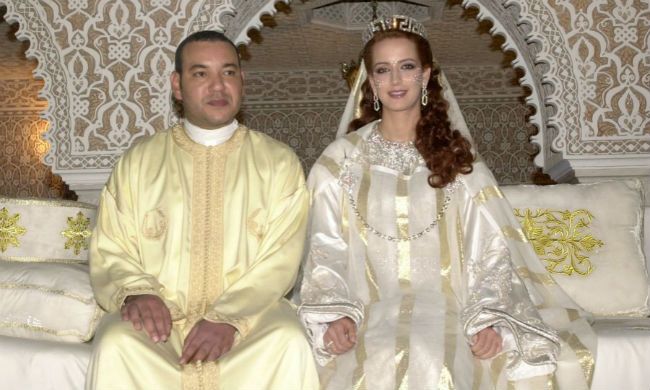 King Mohamed wedding