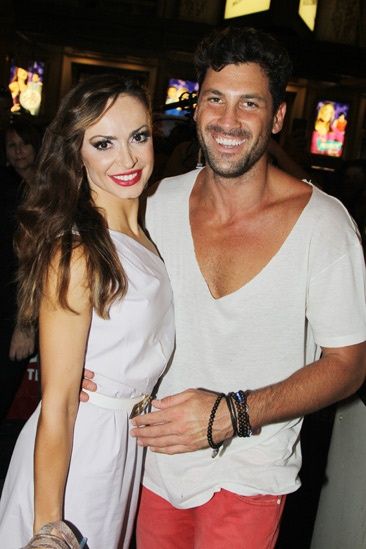 Maksim Chmerkovskiy and Karina Smirnoff