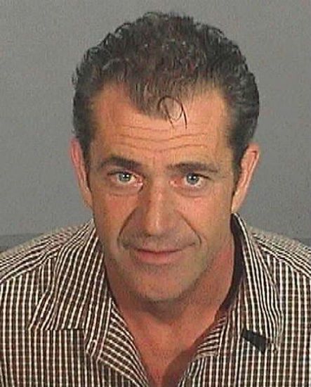 Mel Gibson mugshot