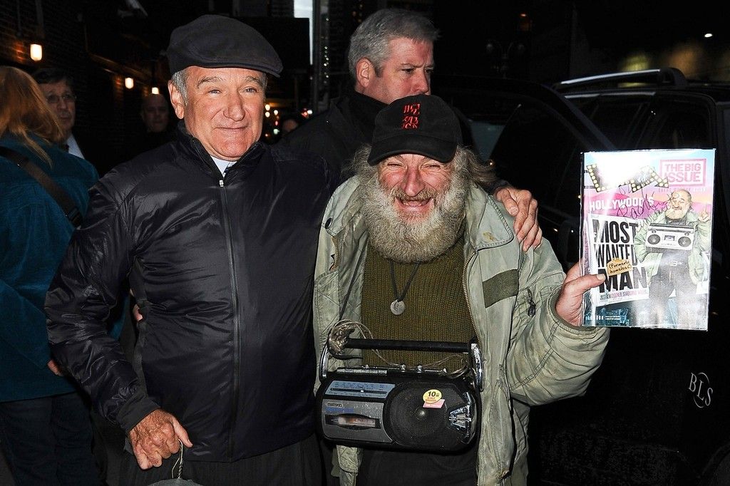 Robin Williams and a homeless man named Radioman