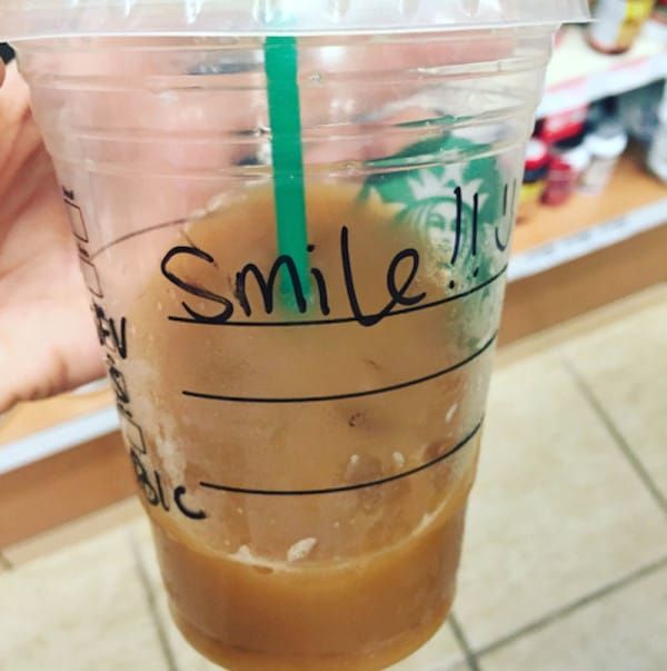 Bekah Georgy's Starbucks drink