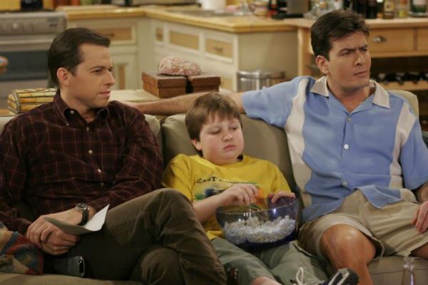 The cast of 'Two and a Half Men.'