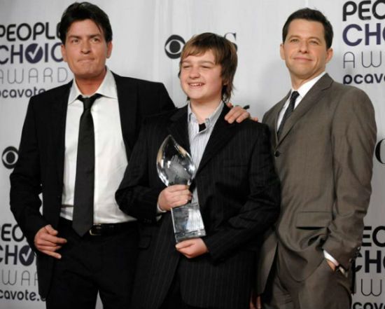The cast of 'Two and a Half Men.'