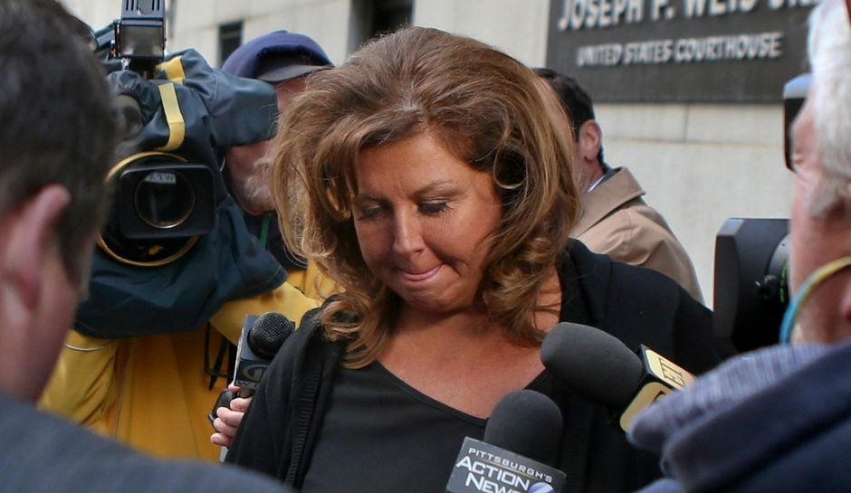 Abby Lee Miller leaving the courthouse