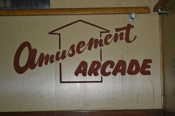 arcade sign