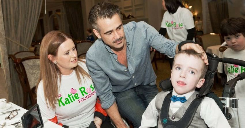 Colin Farrell and his son James