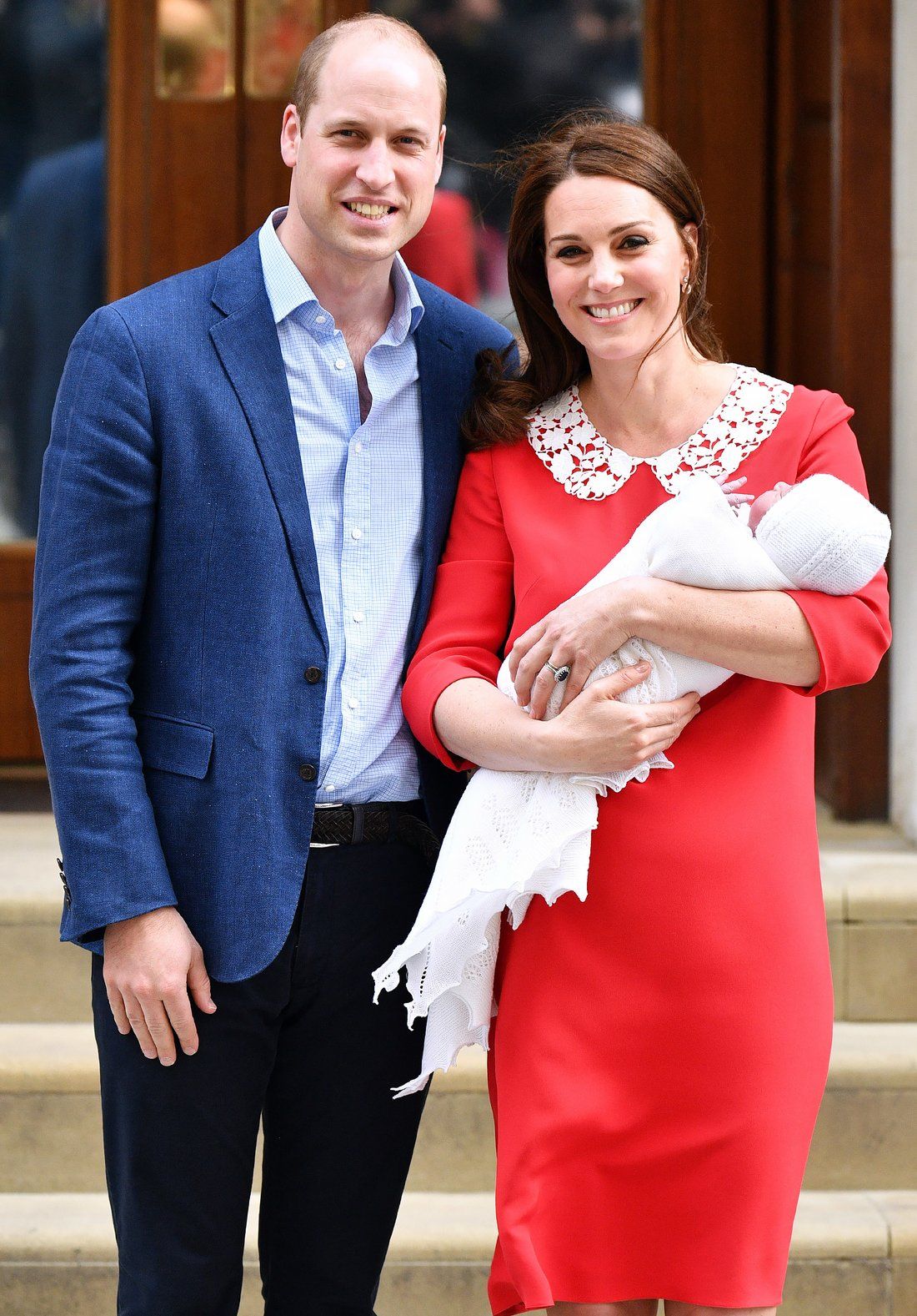 Prince William, Kate Middleton and their newborn son