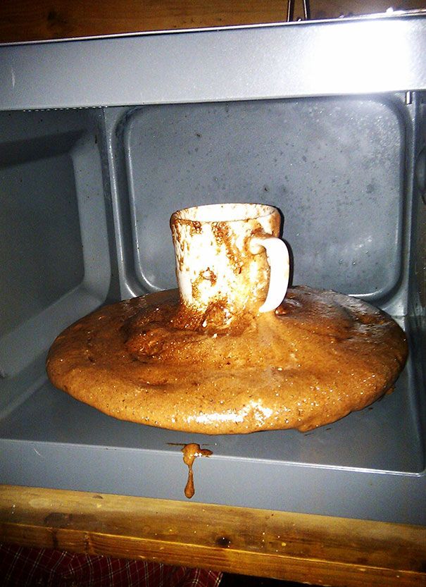 mug in microwave