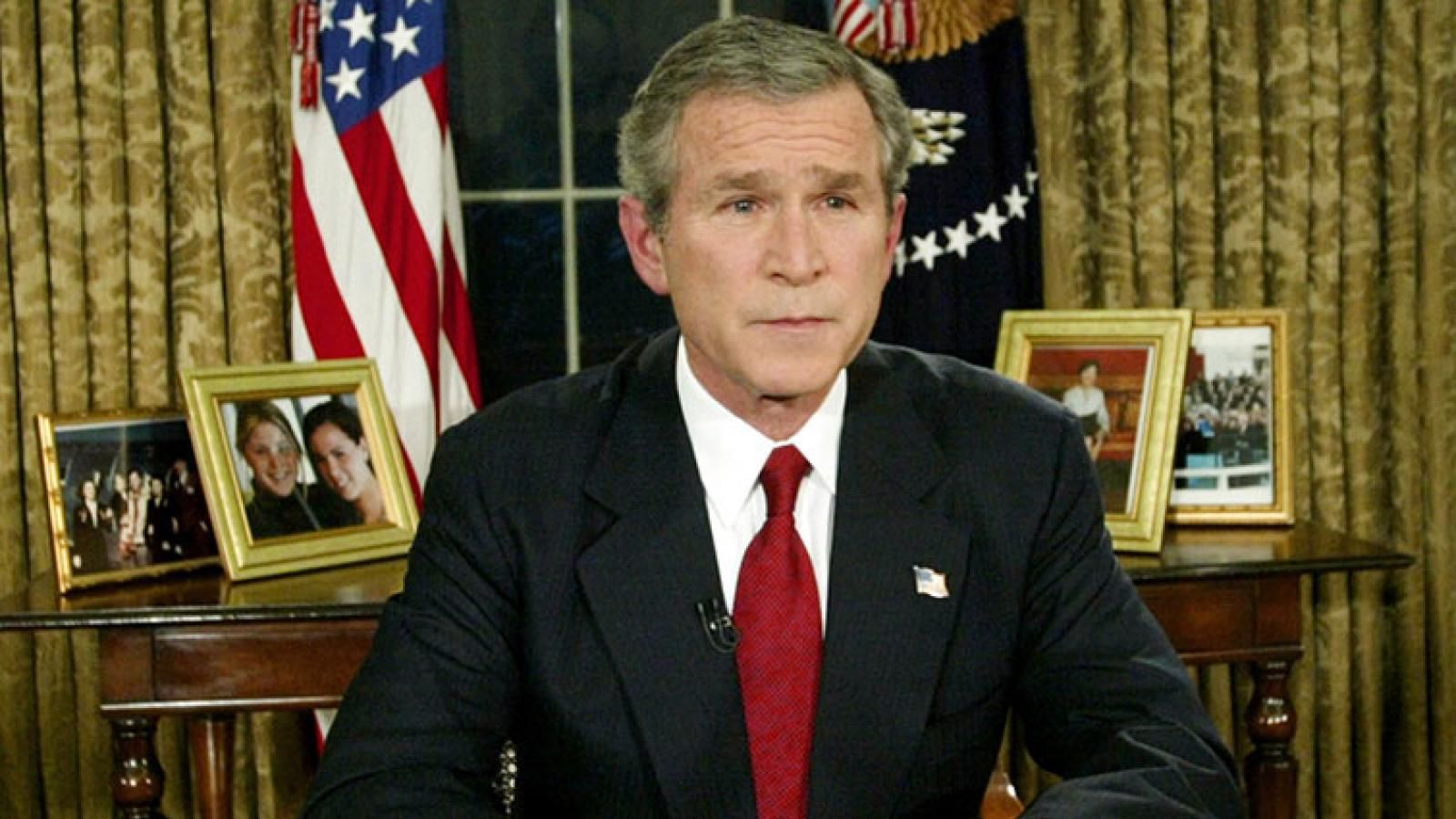 Former president George Bush