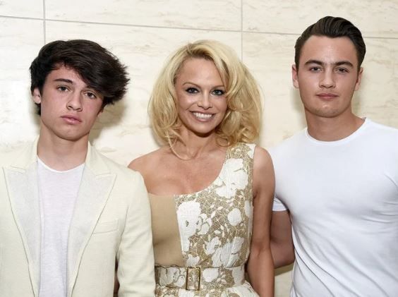 pamela anderson and sons