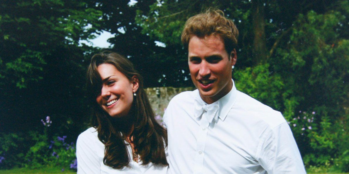 Young Prince William and Kate Middleton