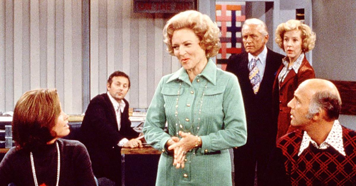 Betty White on The Mary Tyler Moore Show