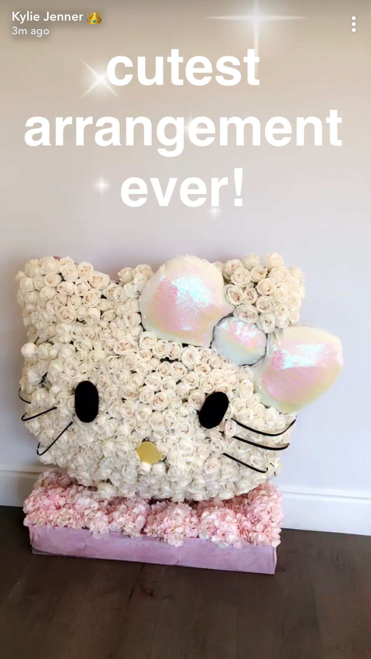 Hello Kitty flower arrangement