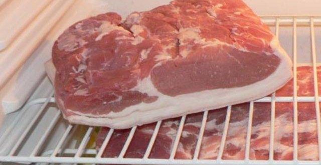 meat in fridge
