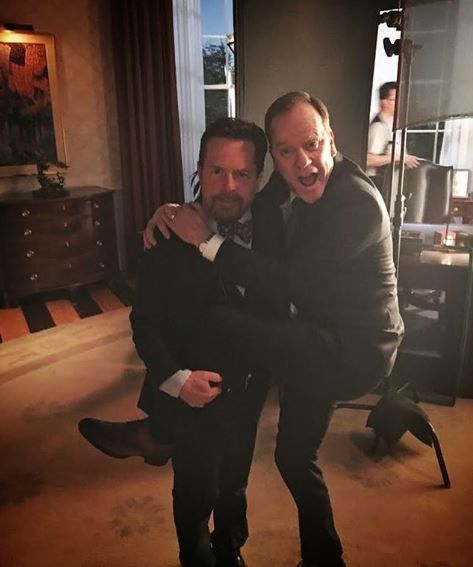 Michael J. Fox and Kiefer Sutherland